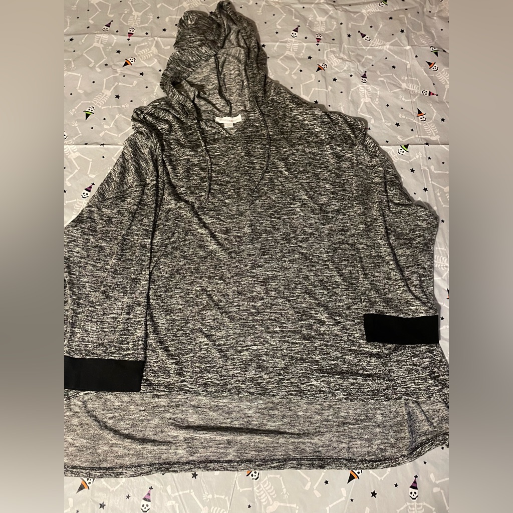 Dreams Co Women’s Plus Size Shirt With Hood Grey 4x